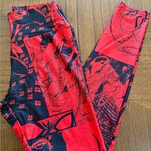 Marvel Red and Black Graphic Apparel